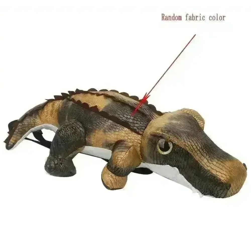 Key West Florida Khaki Plush Alligator Reptile Soft Kids Plush Bag Backpack